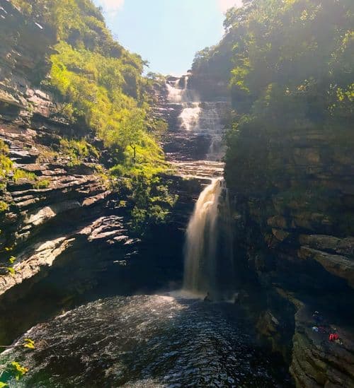 A Cachoeira do Sossego é desafiadora e linda do começo ao fim!!