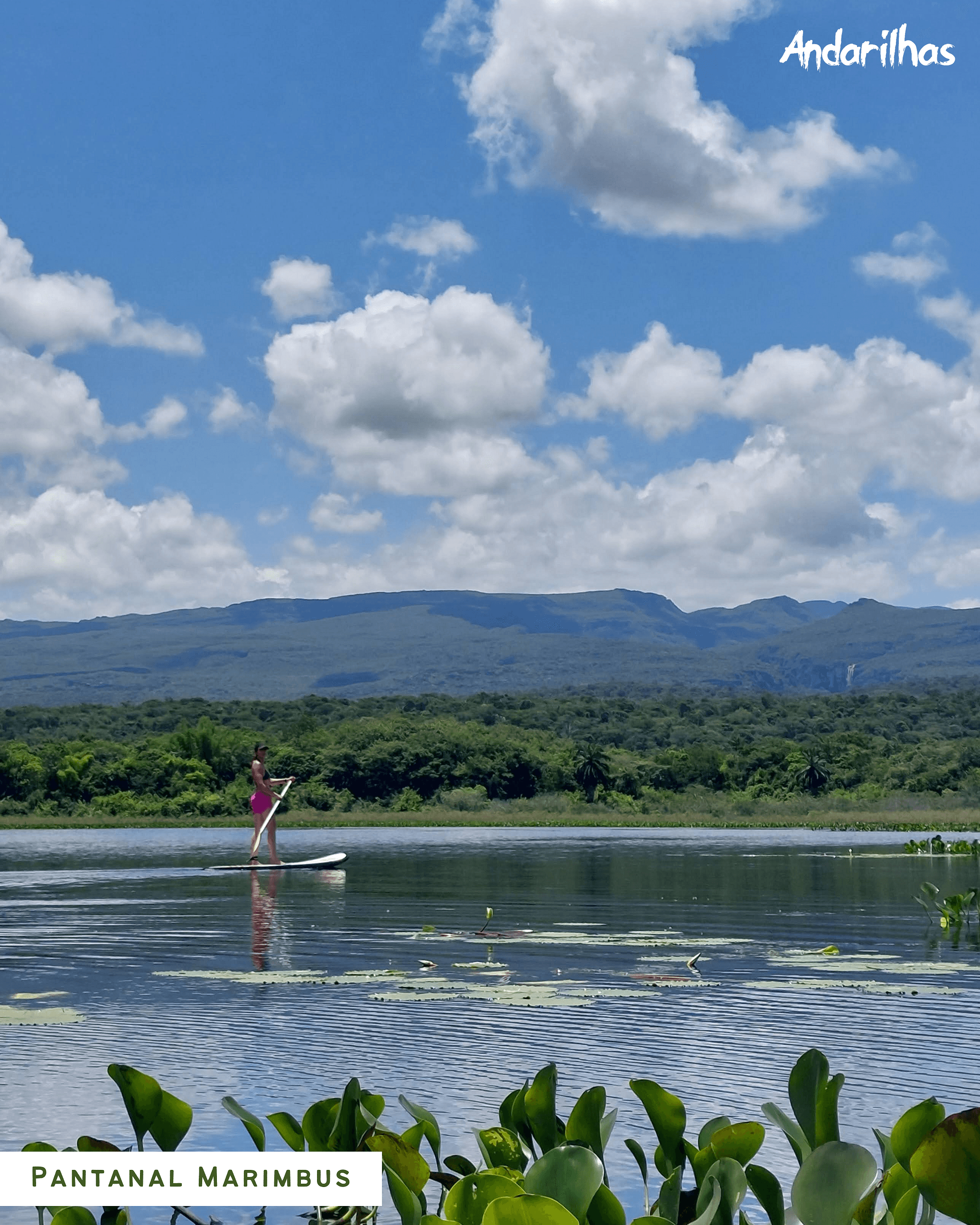 Stand up Paddle no Pantanal Marimbus, Andaraí